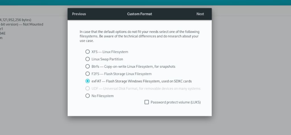Comment formater une carte SD en ExFat dans Ubuntu