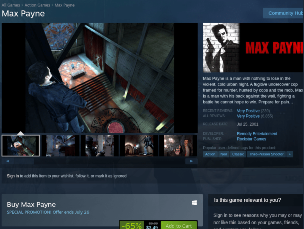 Cara memainkan Max Payne di Linux Cara memainkan Max Payne di Linux