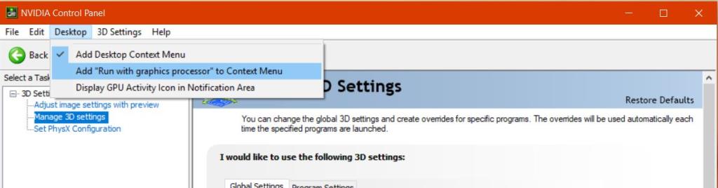So erzwingen Sie, dass eine App die dedizierte GPU unter Windows verwendet