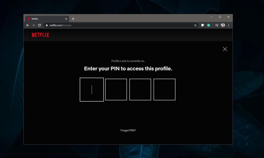 Cara menambahkan PIN ke profil Netflix