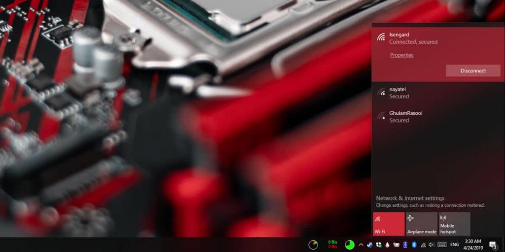 كيفية عرض قوة إشارة WiFi على نظام التشغيل Windows 10