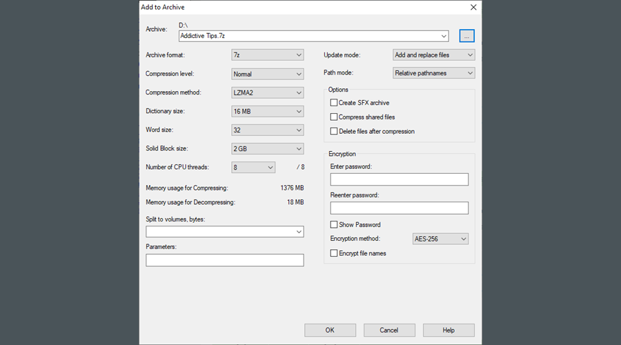 7-Zip for Windows 10：ダウンロード、インストール、使用方法