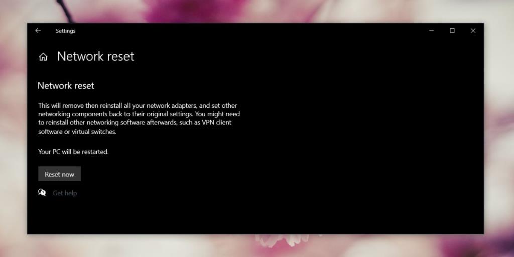 Come ripristinare la scheda di rete su Windows 10