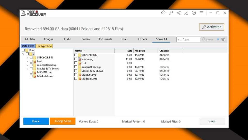 RemoRecover：ファイル、写真、ドライブパーティションを確実に回復します
