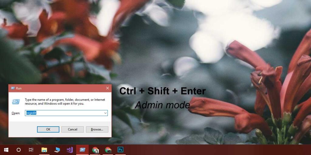 Come eseguire le app in modalità amministratore dalla casella Esegui su Windows 10