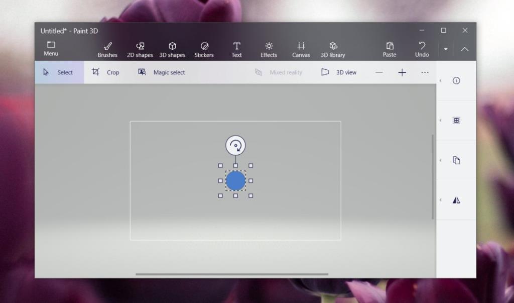 วิธีทำให้พื้นหลังโปร่งใสในโปรแกรมระบายสี (Windows 10)
