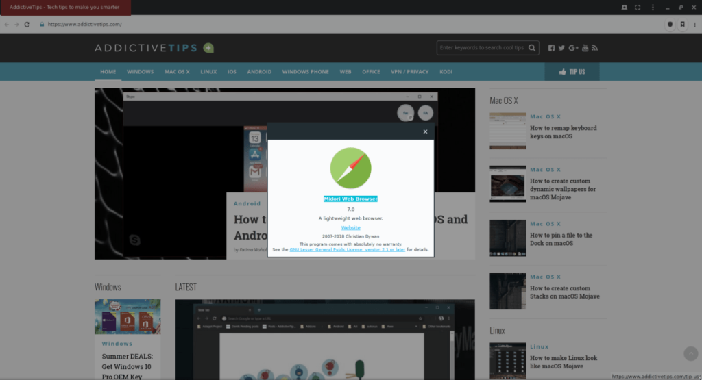 Como instalar o navegador Midori no Linux Como instalar o navegador Midori no Linux