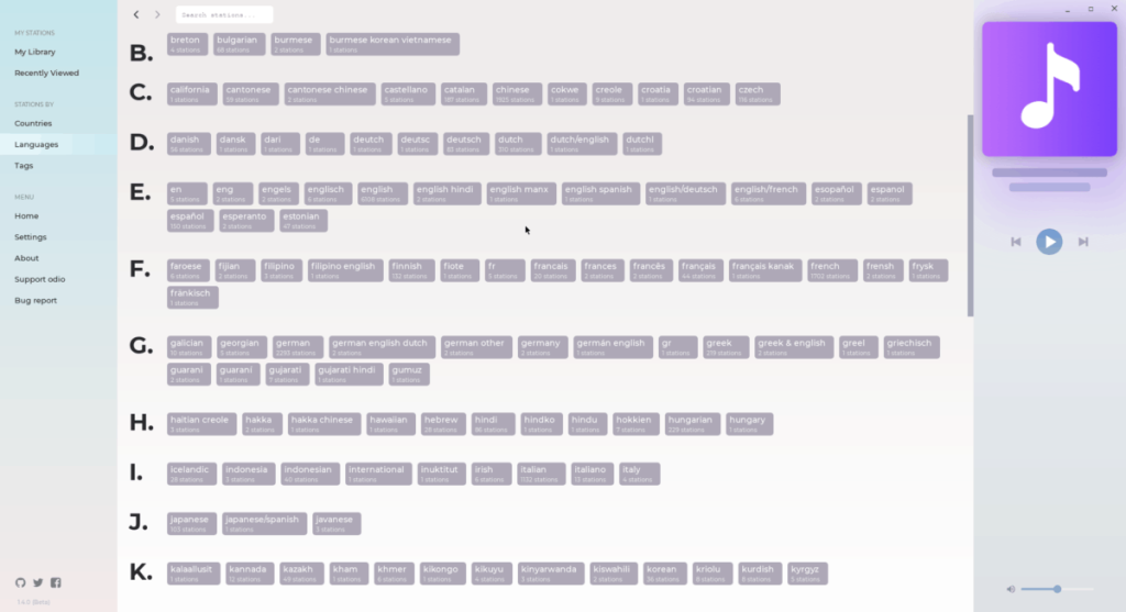 Como ouvir Rádio FM no Linux com Odio Como ouvir Rádio FM no Linux com Odio