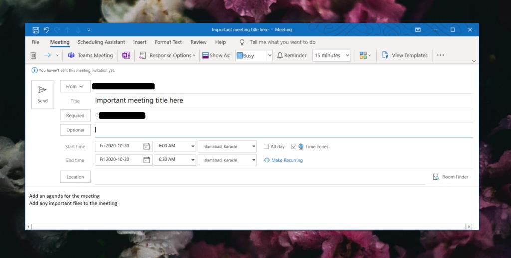 Cara membuat dan mengirim undangan rapat dari Outlook