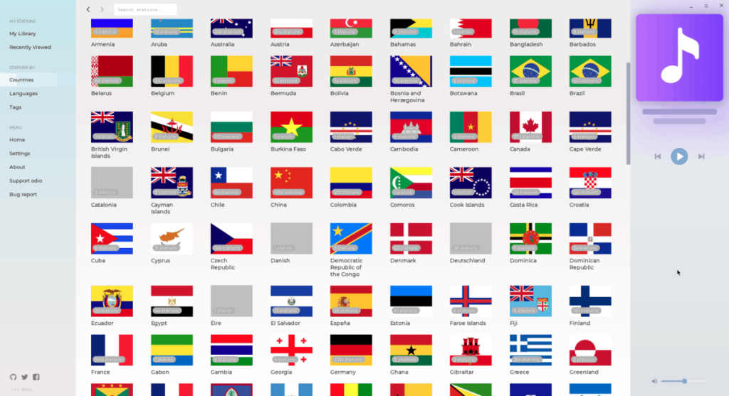 Como ouvir Rádio FM no Linux com Odio Como ouvir Rádio FM no Linux com Odio