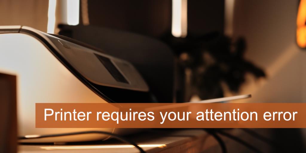 프린터 주의 필요 오류 수정 방법(전체 안내서)