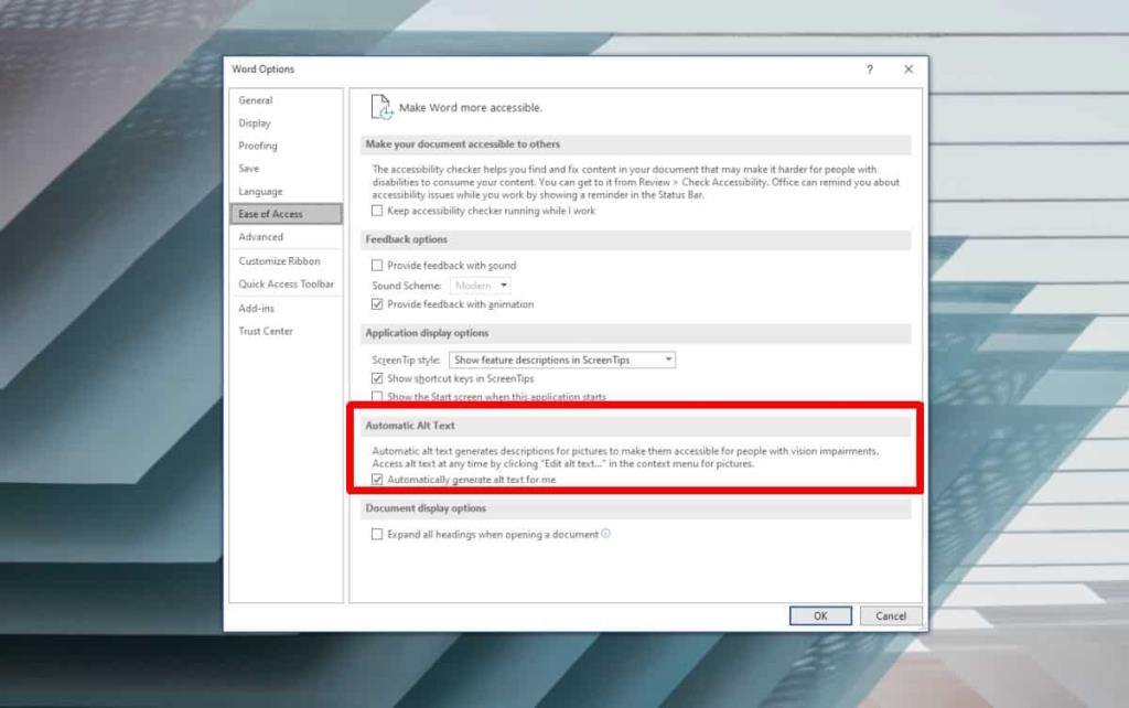 Cara mengubah Teks Alt yang dibuat secara otomatis untuk gambar di Office 365
