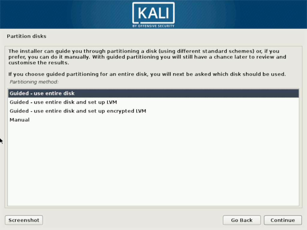 Come installare lultima Kali Linux