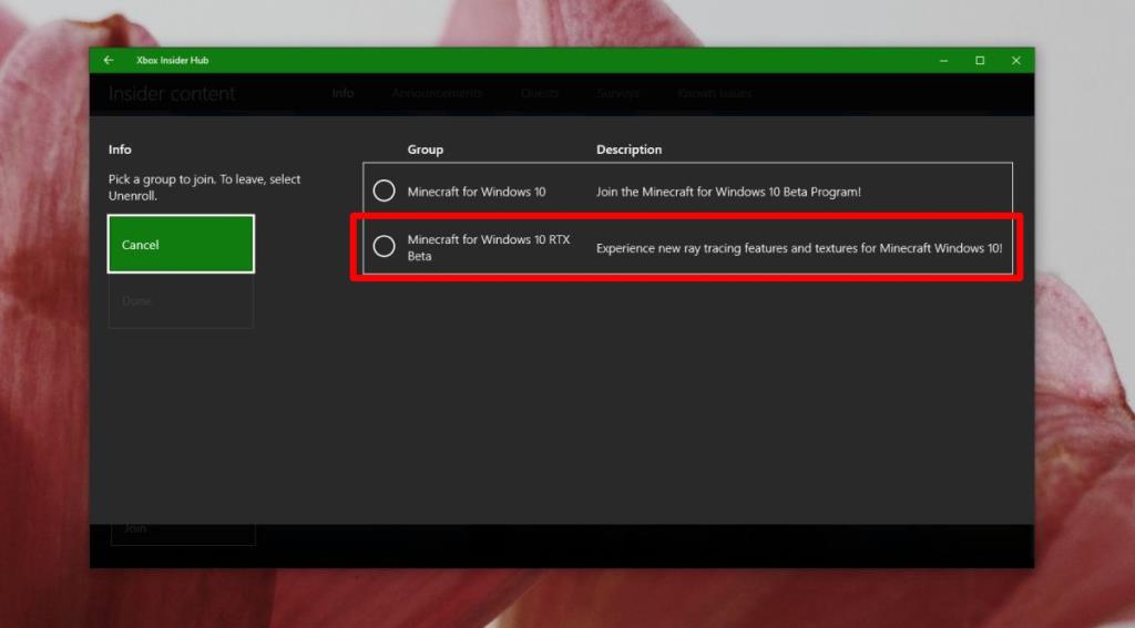 Cómo probar Minecraft NVIDIA Ray Tracing en Windows 10