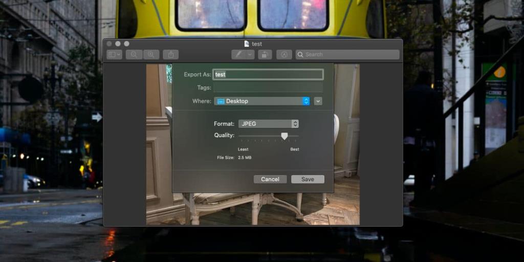 Cara mengompres JPEG di macOS dengan Pratinjau