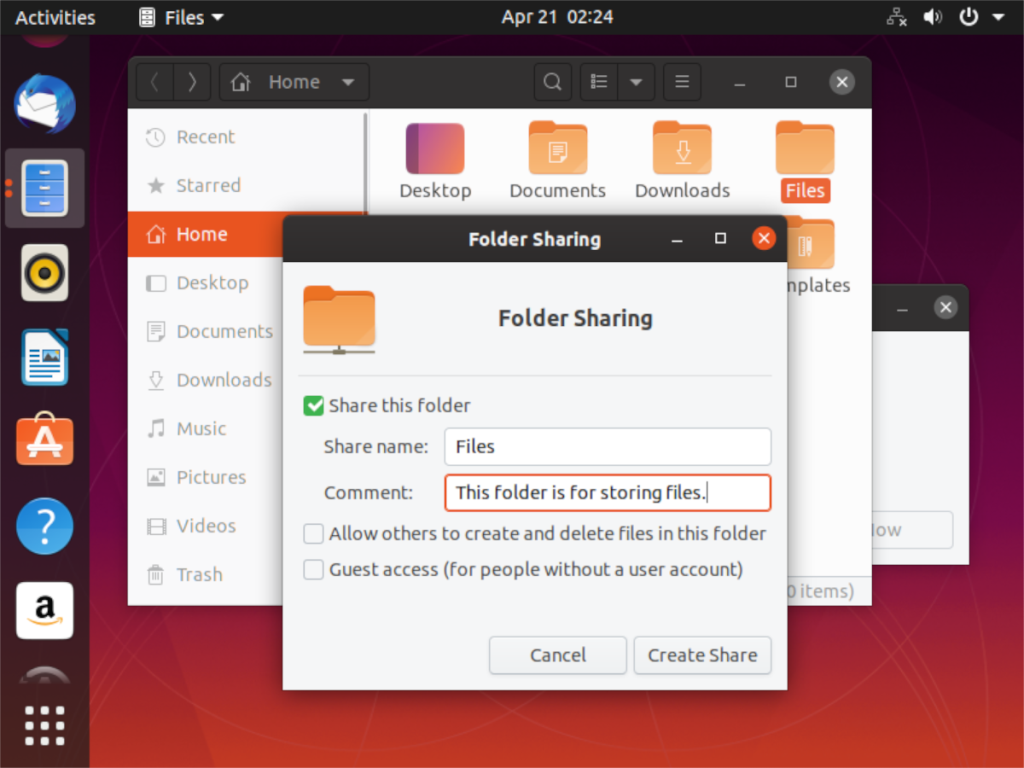 Jak udostępniać foldery z komputera Ubuntu w sieci?