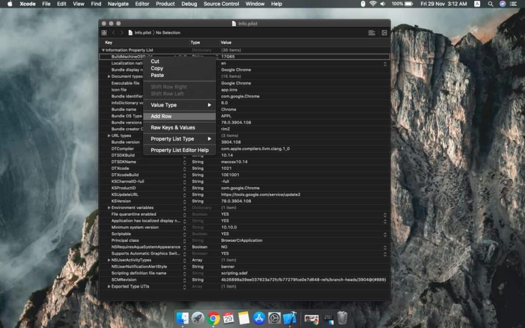 Cara mengedit file Plist di macOS