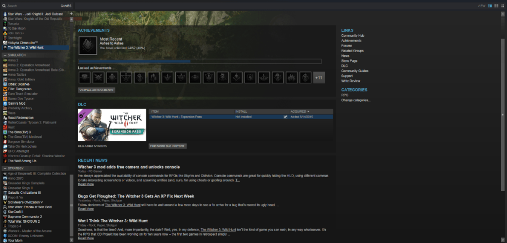 Wie man The Witcher 3: Wild Hunt unter Linux spielt Wie man The Witcher 3: Wild Hunt unter Linux spielt