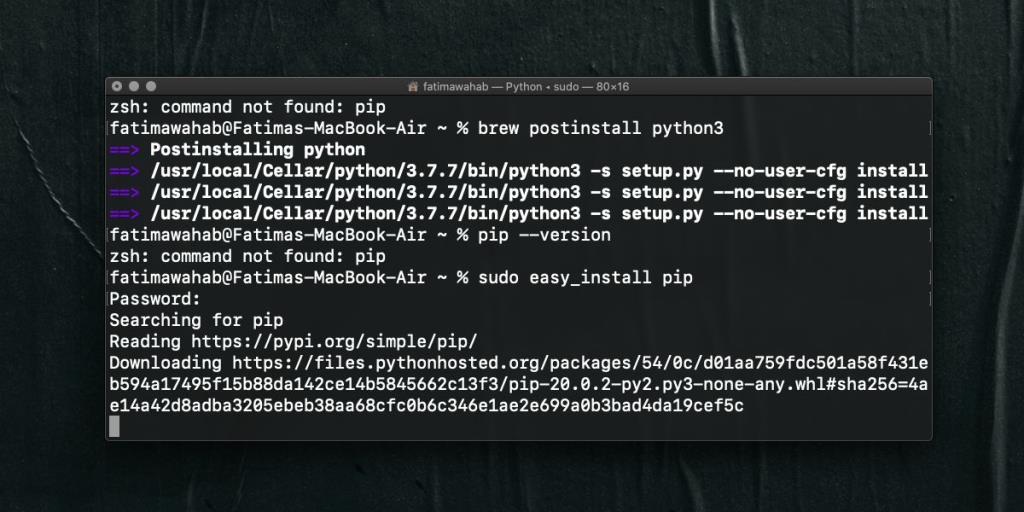 Comment installer Python 3 sur macOS