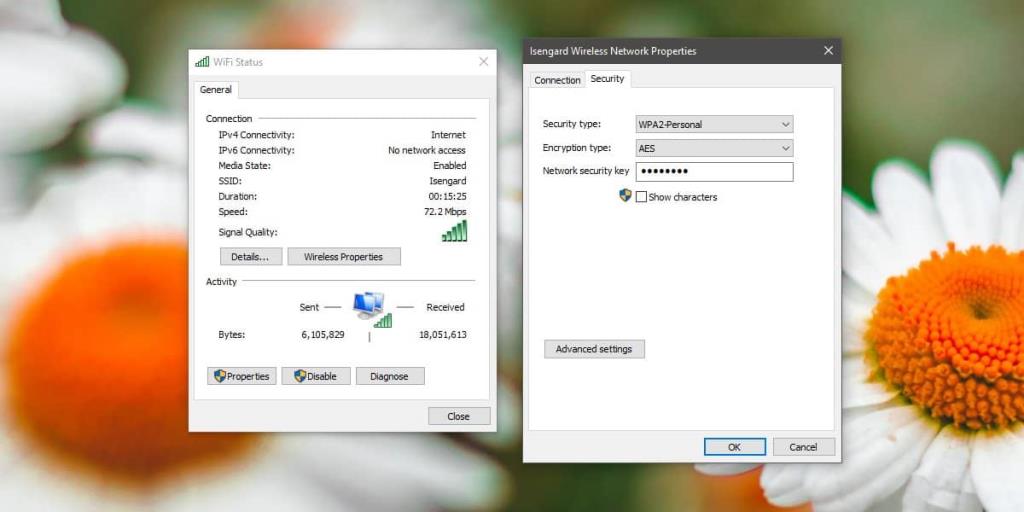 Windows 10에서 WiFi 네트워크 보안 유형을 확인하는 방법