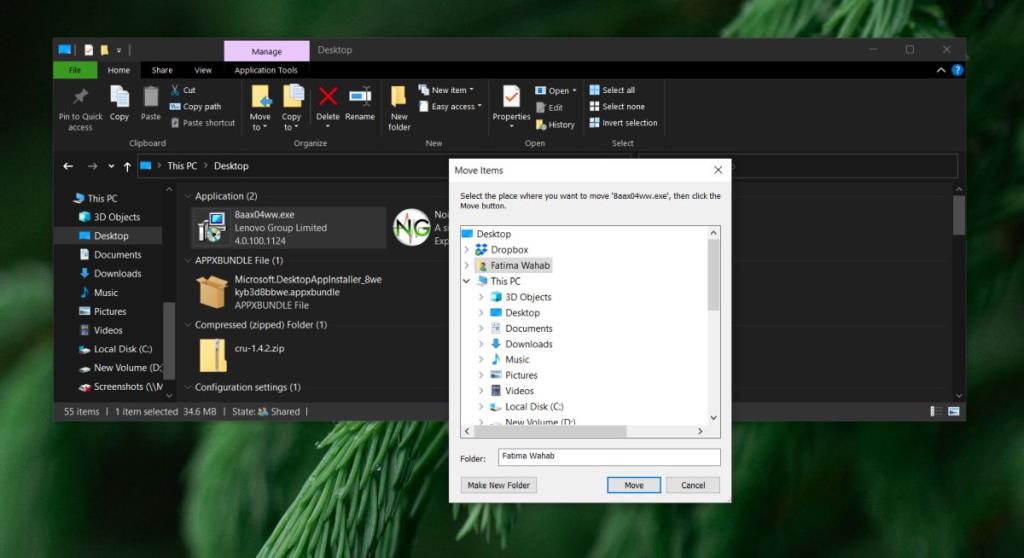 Windows10で「移動先」および「コピー先」のコンテキストメニューオプションを追加する方法