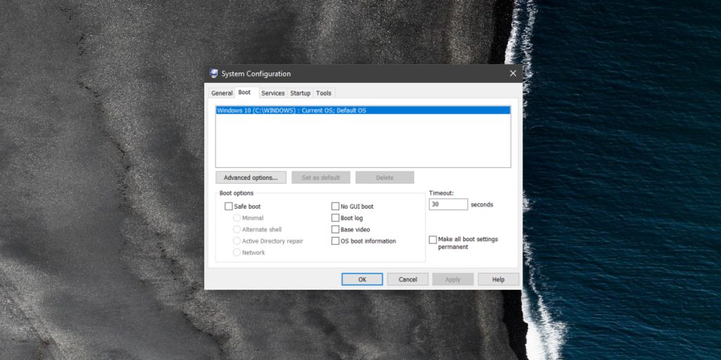 Windows10でセーフモード設定を構成する方法