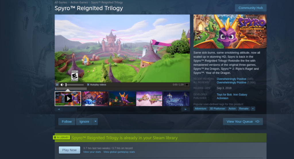 Cara memainkan Spyro Reignited Trilogy di Linux Cara memainkan Spyro Reignited Trilogy di Linux