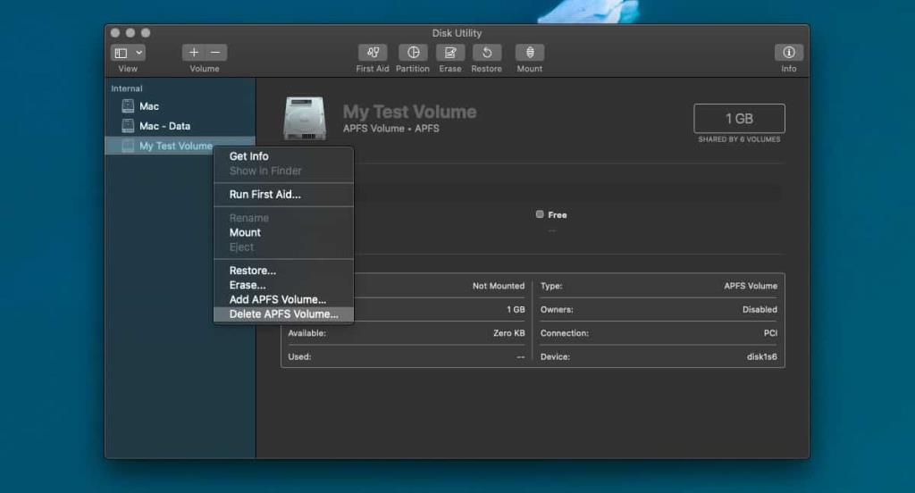 Cara membuat volume APFS dengan kuota penyimpanan di macOS