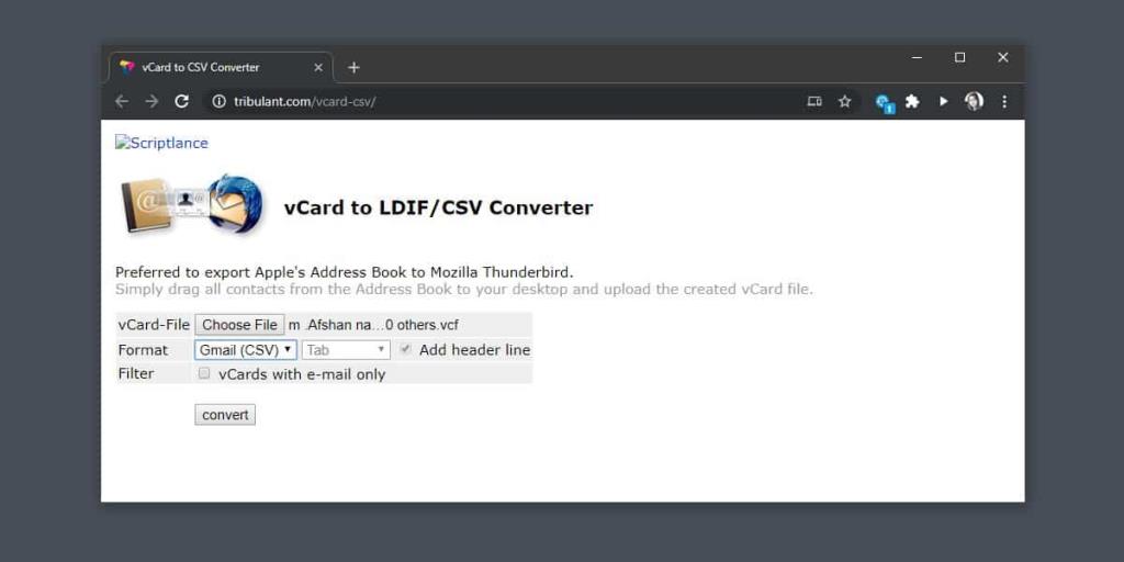Bagaimana mengkonversi kontak VCF ke file CSV Bagaimana mengkonversi kontak VCF ke file CSV