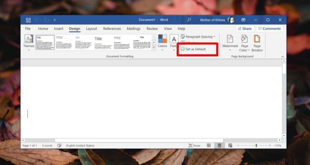 Cara mengubah template default di Office 365