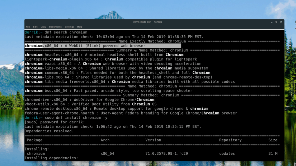 Come installare software su Fedora Linux