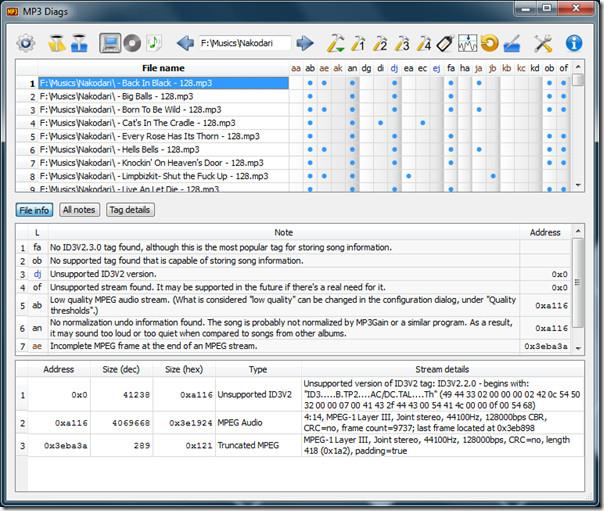 MP3-Diagnose: Beheben Sie bis zu 50 Probleme mit MP3-Audiodateien MP3-Diagnose: Beheben Sie bis zu 50 Probleme mit MP3-Audiodateien