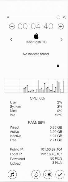 人気のiOSコントロールセンターをMac OS Xで入手する[有料]