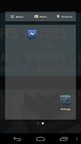 流出したFacebook Home APKをAndroidデバイスにインストールする