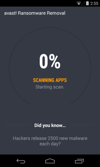 Avast! ランサムウェア除去でAndroidデバイスからSimplelockerを除去