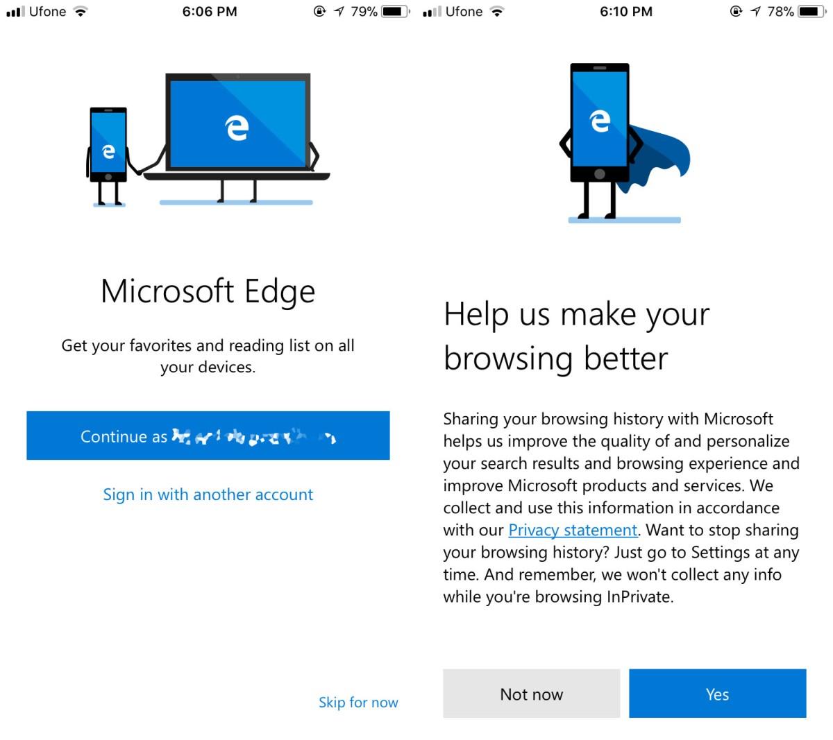 iOSとAndroid向けのMicrosoft Edgeを実際に使ってみる iOSとAndroid向けのMicrosoft Edgeを実際に使ってみる