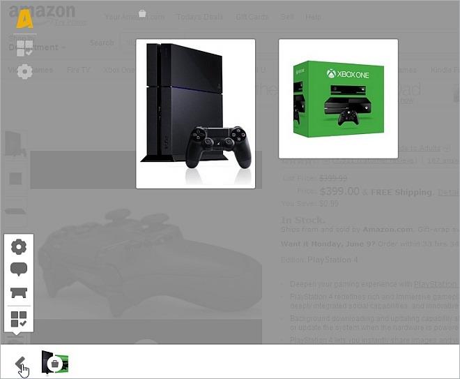 Agora では、オンラインで商品を購入する際に商品を比較できます [Chrome]