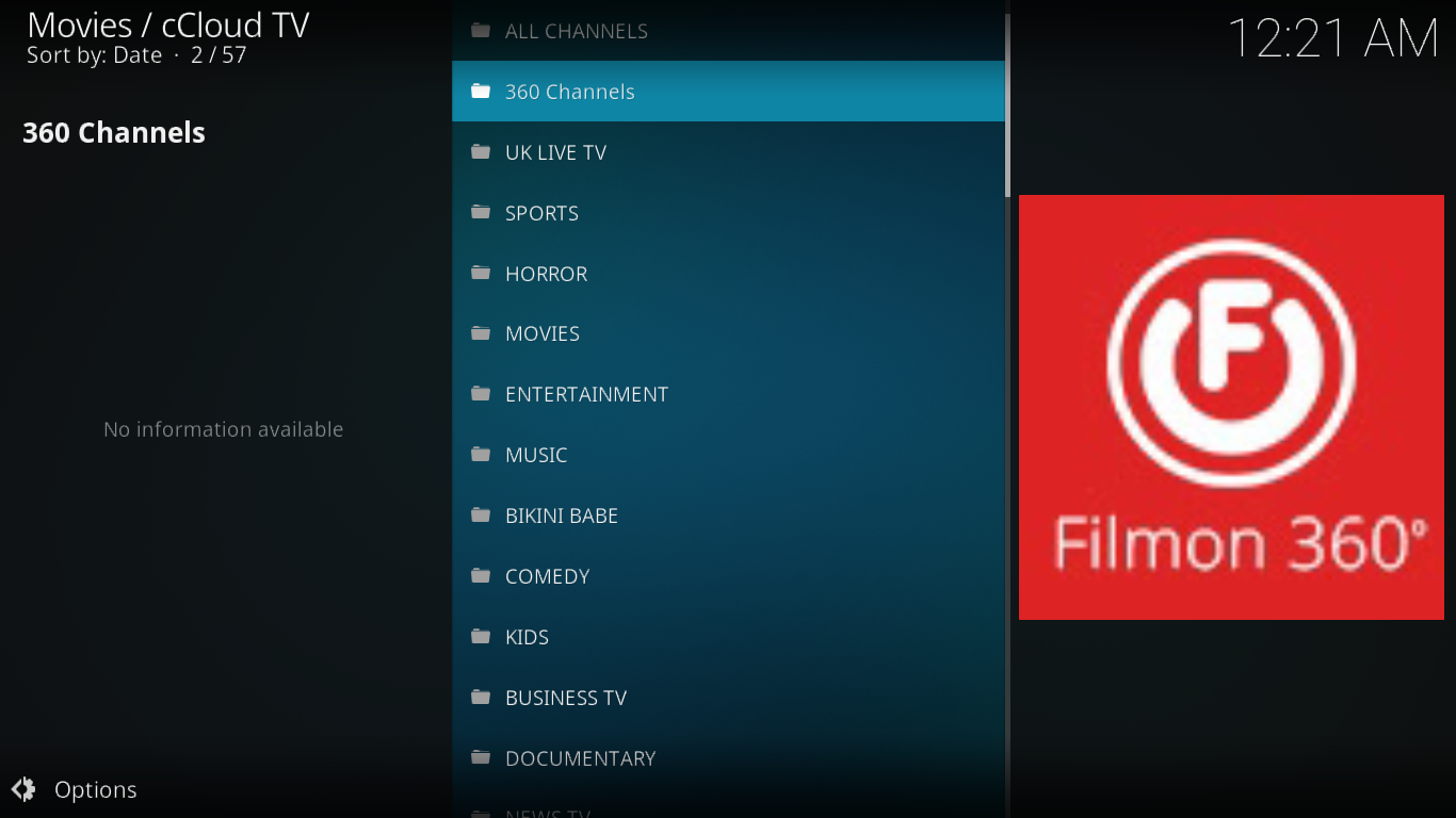Complemento CCloud TV para Kodi — Instalação e tour guiado Complemento CCloud TV para Kodi — Instalação e tour guiado