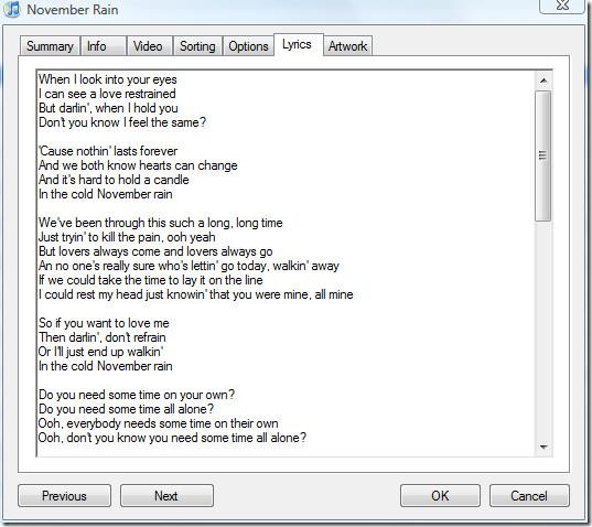 كيفية تنزيل كلمات الأغاني من iTunes Music على Windows