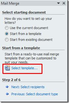Mala direta do Word 2010 Mala direta do Word 2010