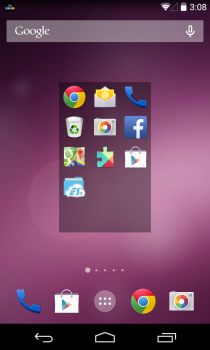 Hangar – 通知ドロワーからよく使うアプリにアクセス