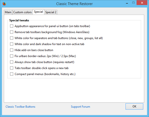 Firefox 29でAustralisを削除してクラシックテーマを復元する Firefox 29でAustralisを削除してクラシックテーマを復元する