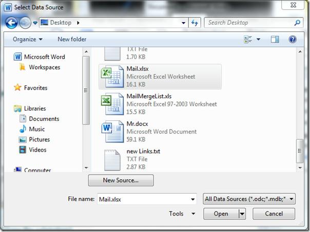 Mala direta do Word 2010 Mala direta do Word 2010