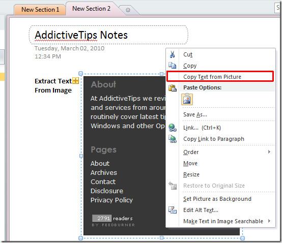 Office OneNote 2010: Wyodrębnianie tekstu z obrazu [OCR]
