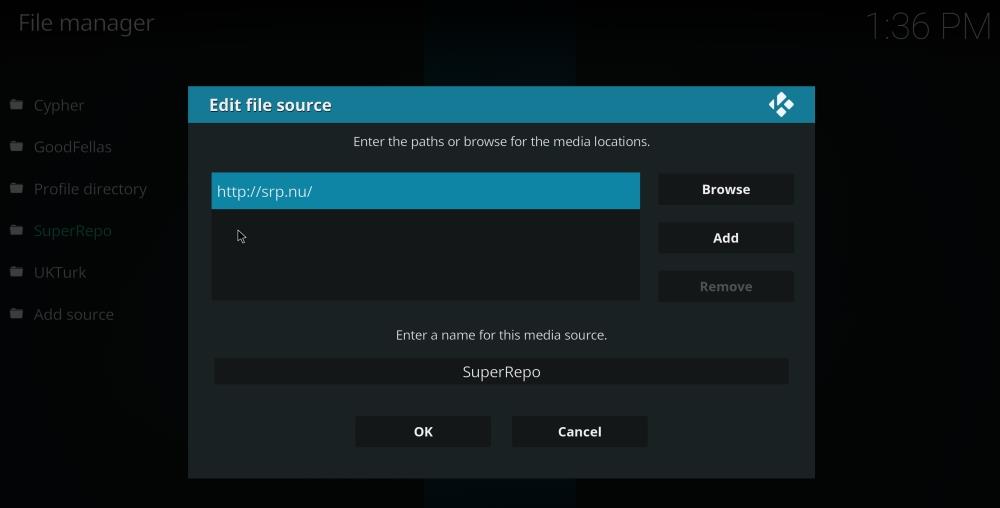 Cómo instalar el repositorio SuperRepo en Kodi Cómo instalar el repositorio SuperRepo en Kodi