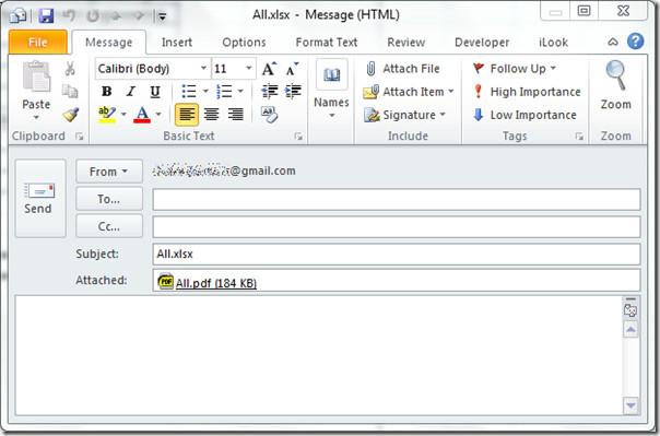 Excel 2010にOutlookメールツールを追加する Excel 2010にOutlookメールツールを追加する