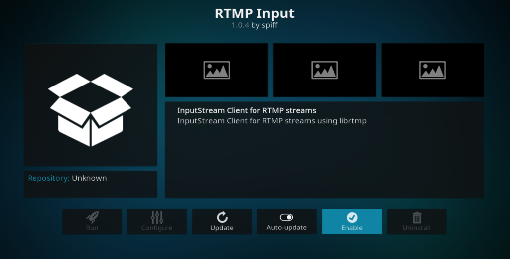 Kodi'de Canlı Yayın İçin RTMP Nasıl Etkinleştirilir