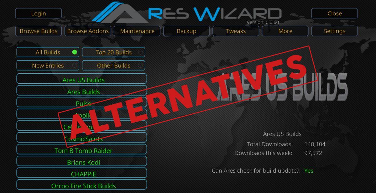 Ares Wizard が動作しない: Kodi 用の Ares のベスト代替品、それらは安全ですか? Ares Wizard が動作しない: Kodi 用の Ares のベスト代替品、それらは安全ですか?