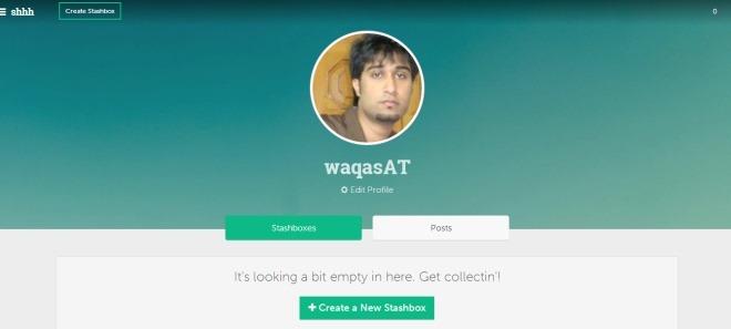Stashhh.me: ウェブ上で興味深いコンテンツのコレクションを作成して共有する
