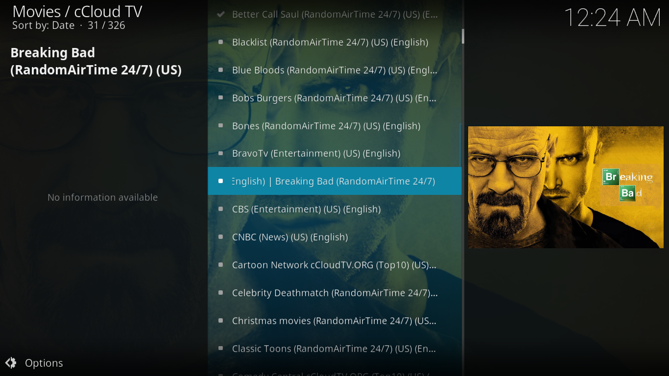 Complemento CCloud TV para Kodi — Instalação e tour guiado Complemento CCloud TV para Kodi — Instalação e tour guiado